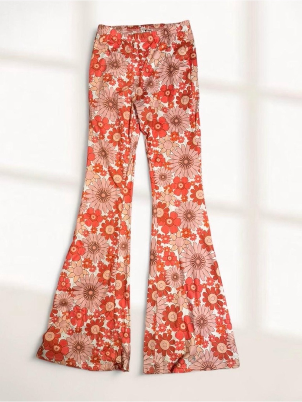 Authentic Vintage Floral Pants from 70s